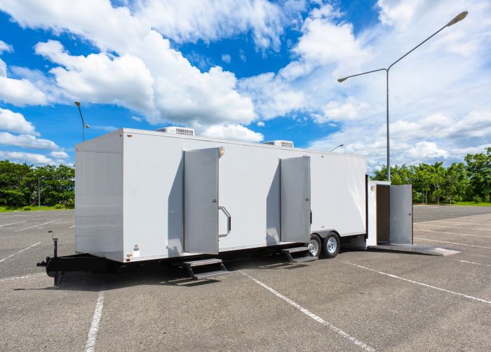Portable Shower Trailers: Commercial Temporary Restroom Solutions in Dallas, TX